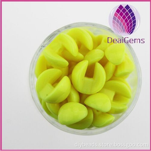 13.8x14.3x8.8mm round mix color acrylic loose beads